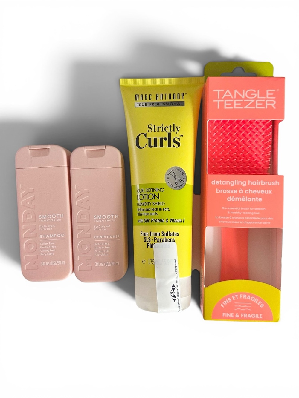 Tangle Teezer Detangling Brush + Hair Care Bundle - Marc Anthony